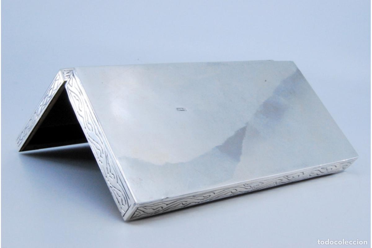 Antig&uuml;edades: Caja de tabaco, plata - Foto 5