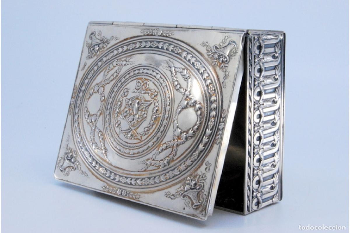 Antig&uuml;edades: Caja de joyer&iacute;a de plata - Foto 5