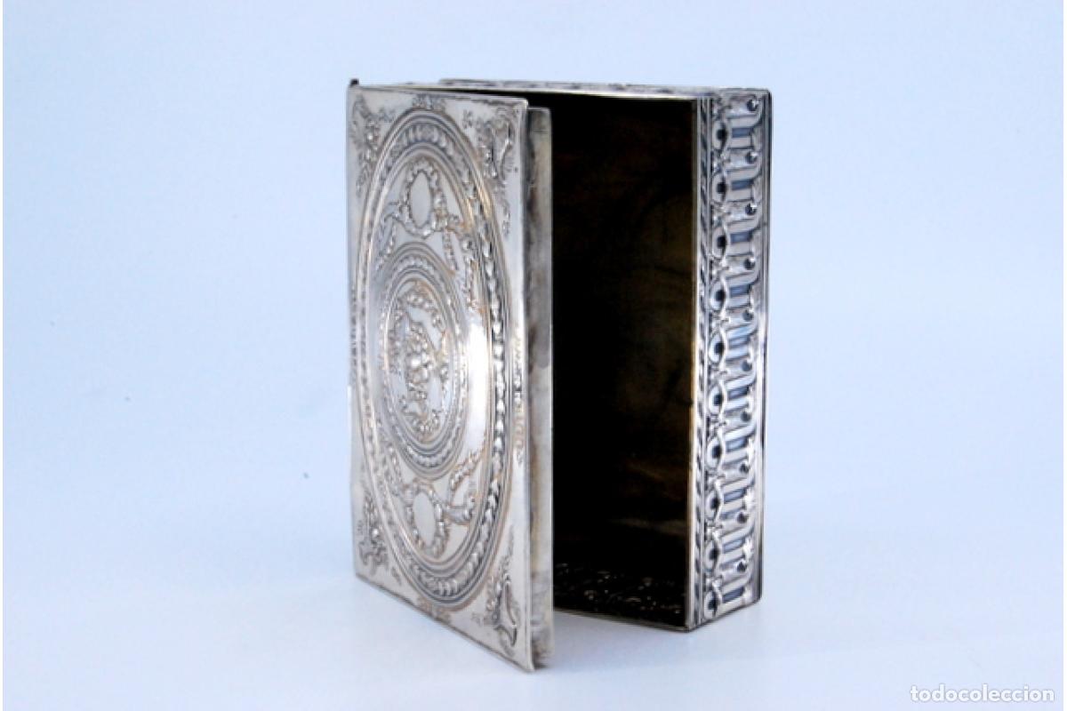 Antig&uuml;edades: Caja de joyer&iacute;a de plata - Foto 7