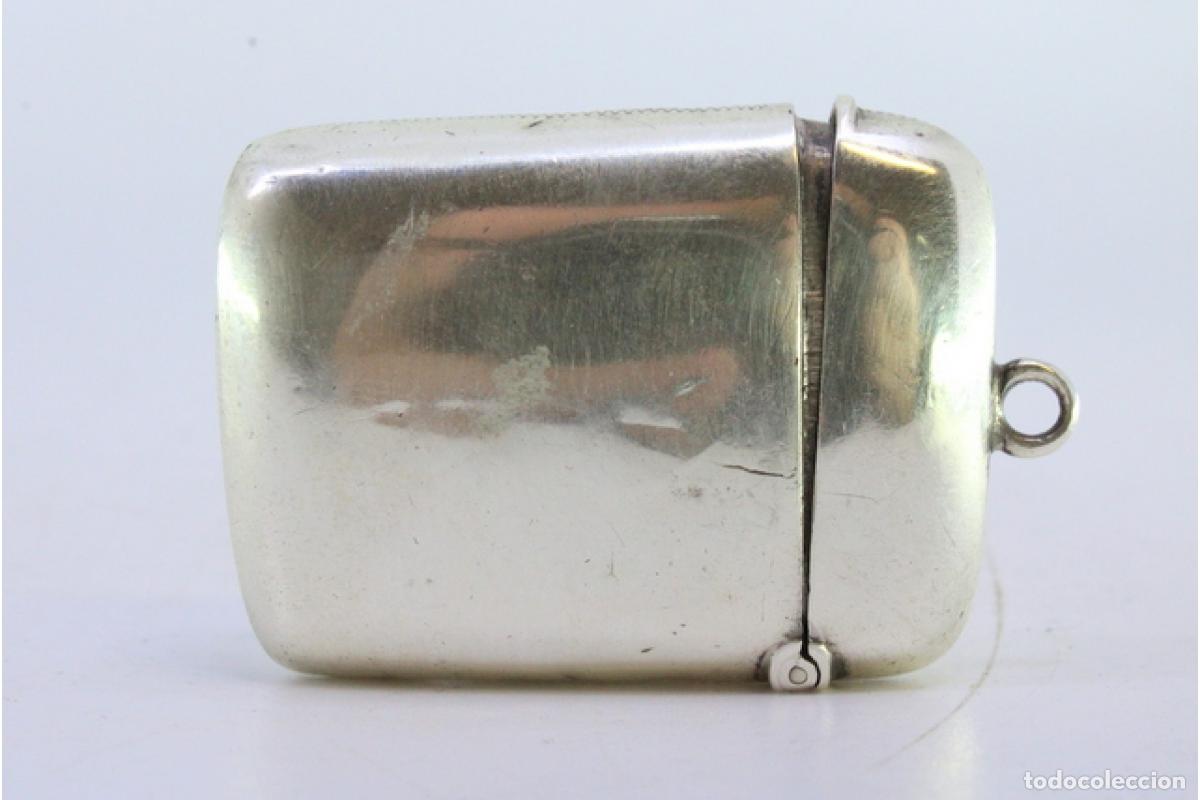 Antig&uuml;edades: Caja de cerillas de plata - Foto 6