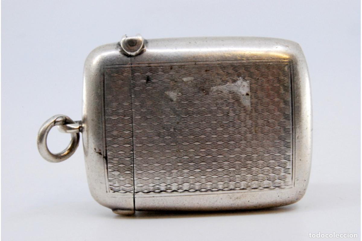 Antig&uuml;edades: Caja de cerillas de plata - Foto 6