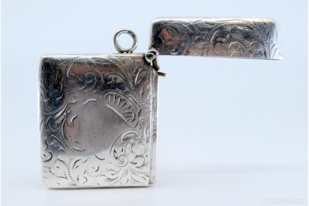 Antig&uuml;edades: Caja de cerillas de plata - Foto 7
