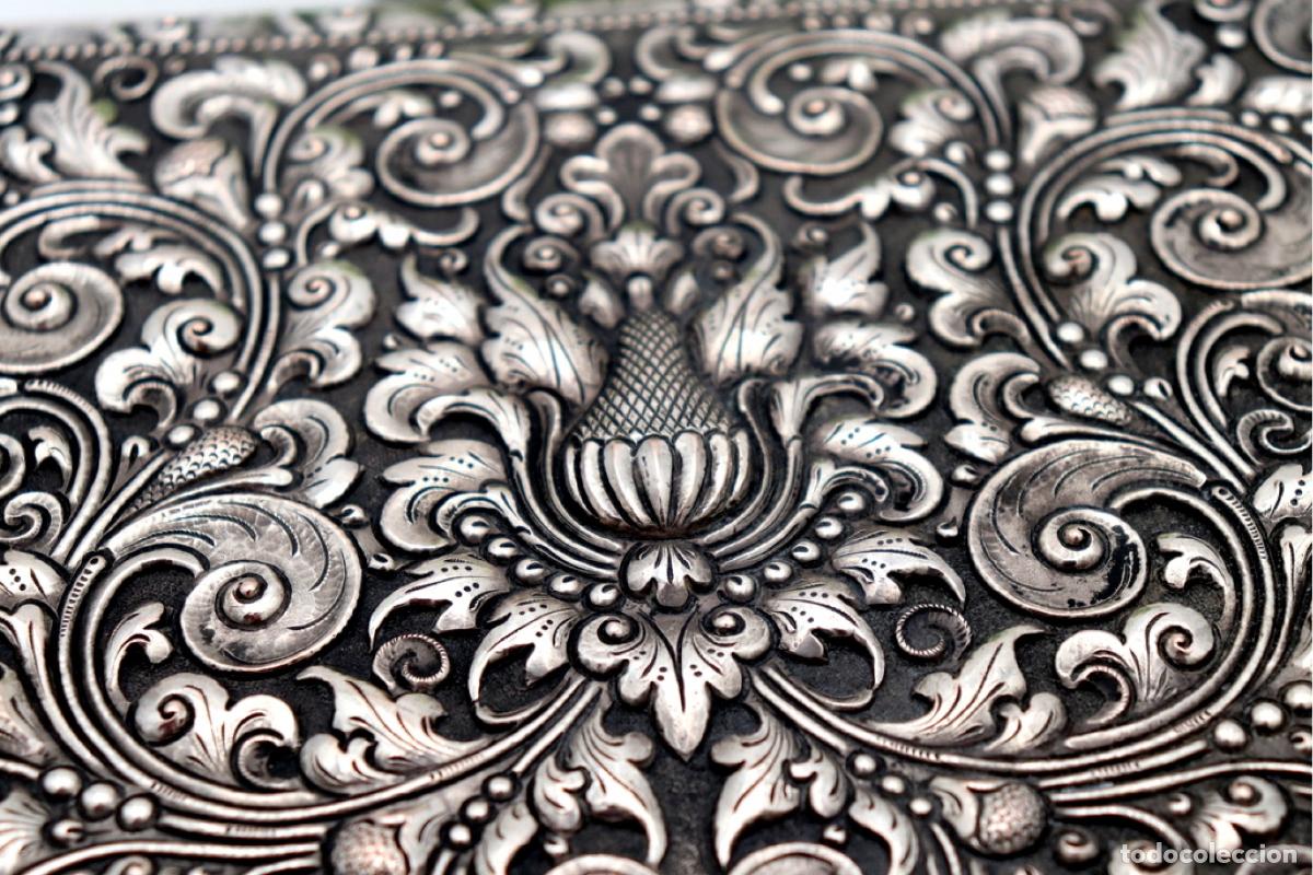 Antig&uuml;edades: Caja de joyer&iacute;a de plata - Foto 5