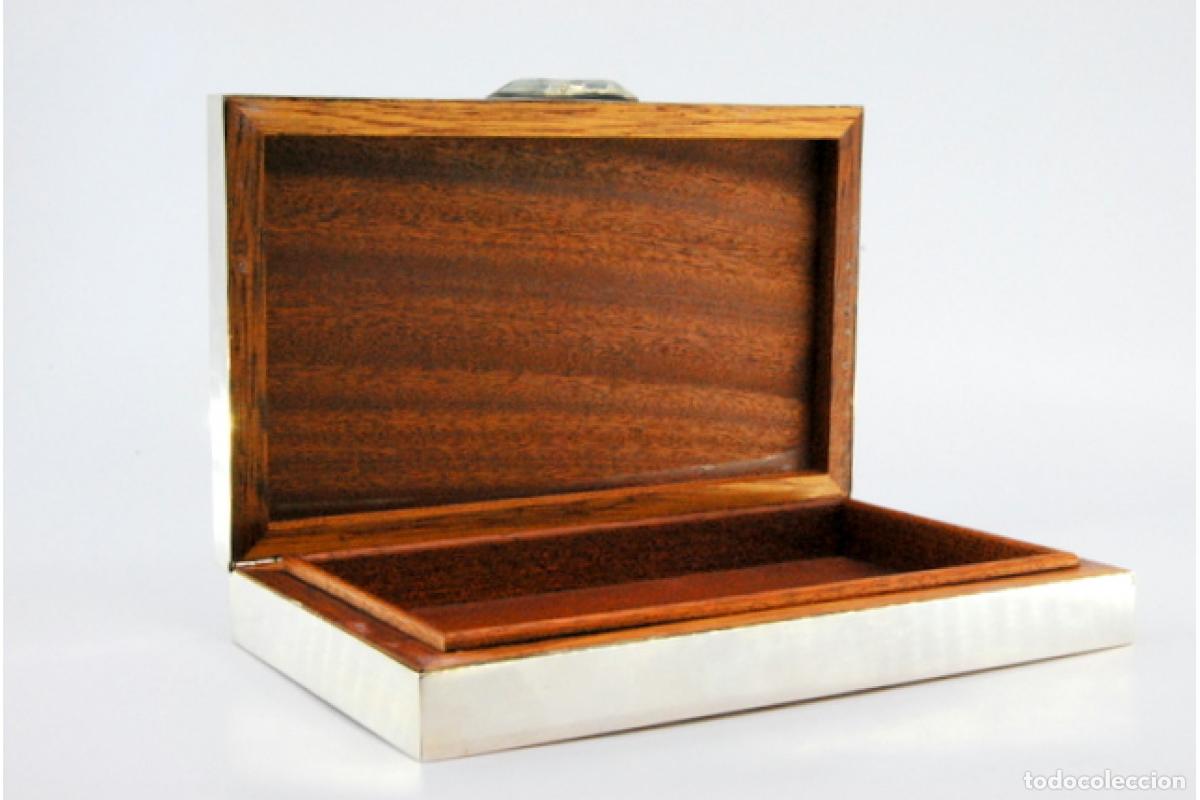 Antig&uuml;edades: Caja de tabaco, plata - Foto 5