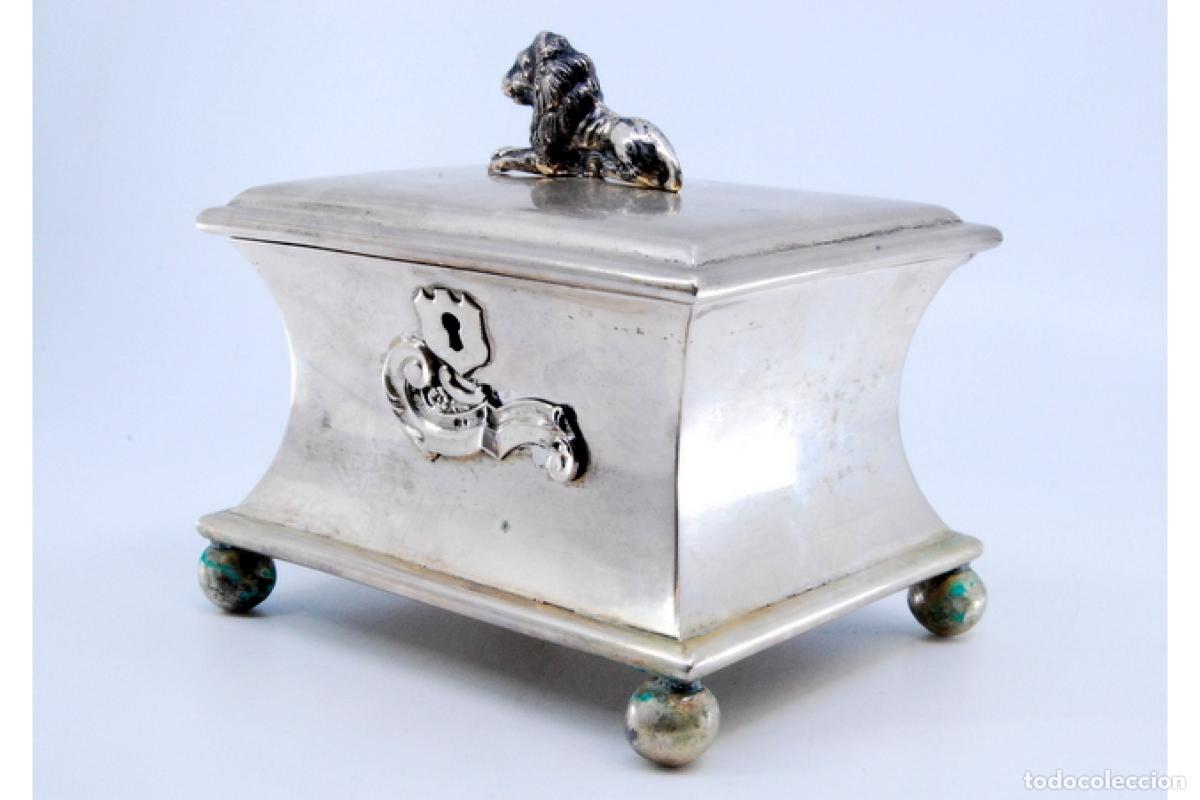 Antig&uuml;edades: Caja de joyer&iacute;a de plata - Foto 10