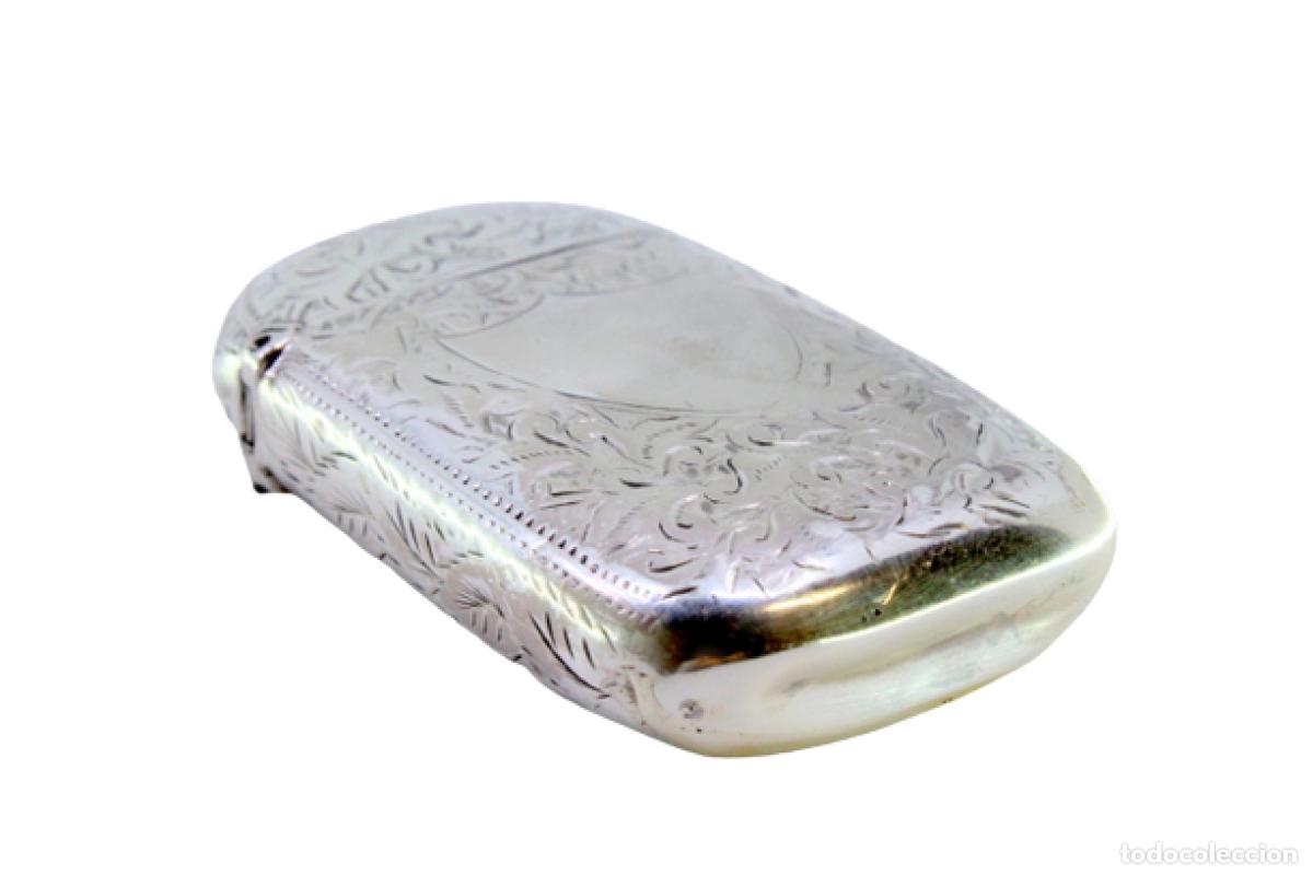 Antiquit&eacute;s: Caja de cerillas de plata