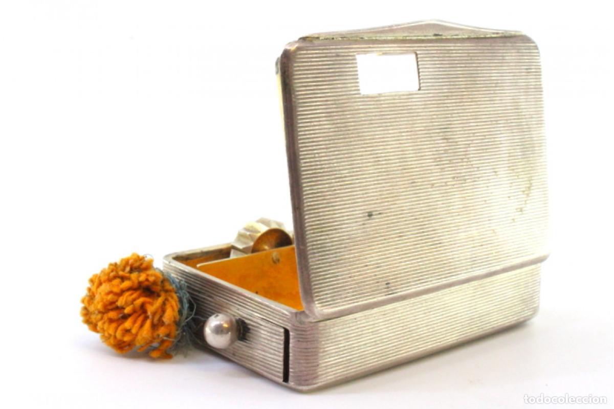 Antig&uuml;edades: Caja de cerillas de plata - Foto 2
