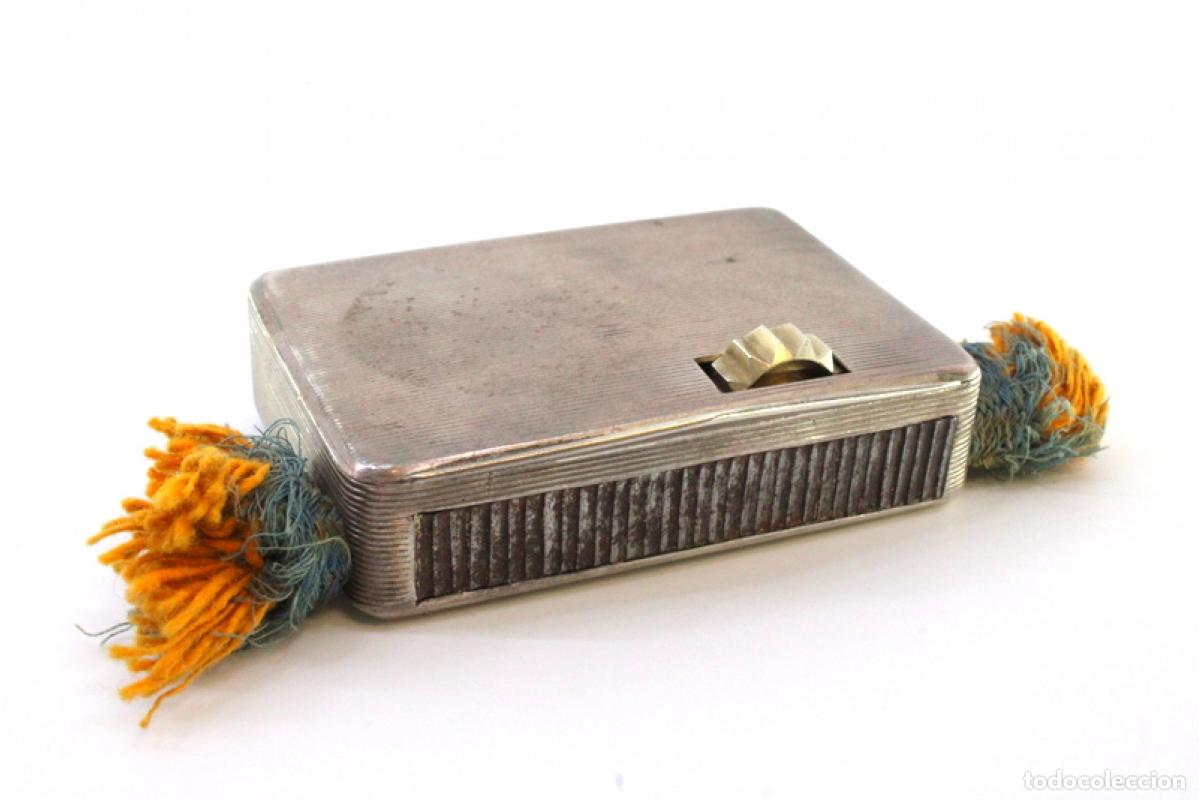 Antig&uuml;edades: Caja de cerillas de plata - Foto 9