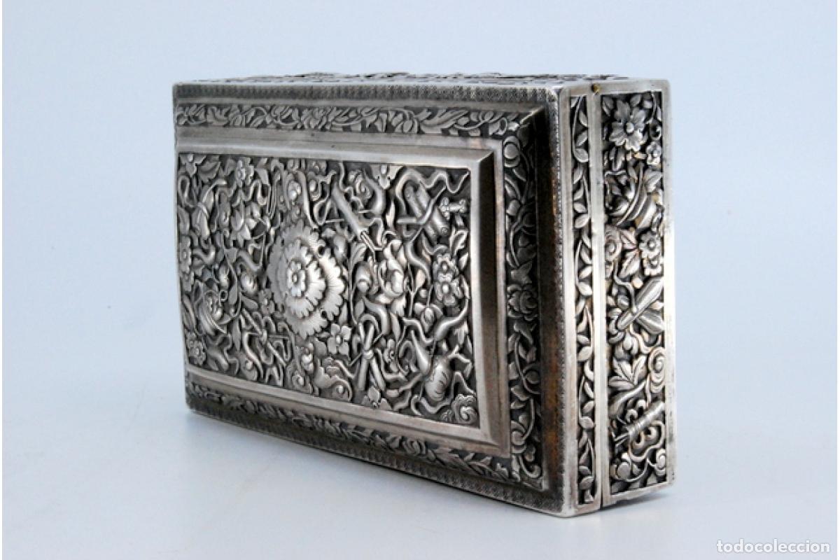 Antig&uuml;edades: Caja de joyer&iacute;a de plata - Foto 7