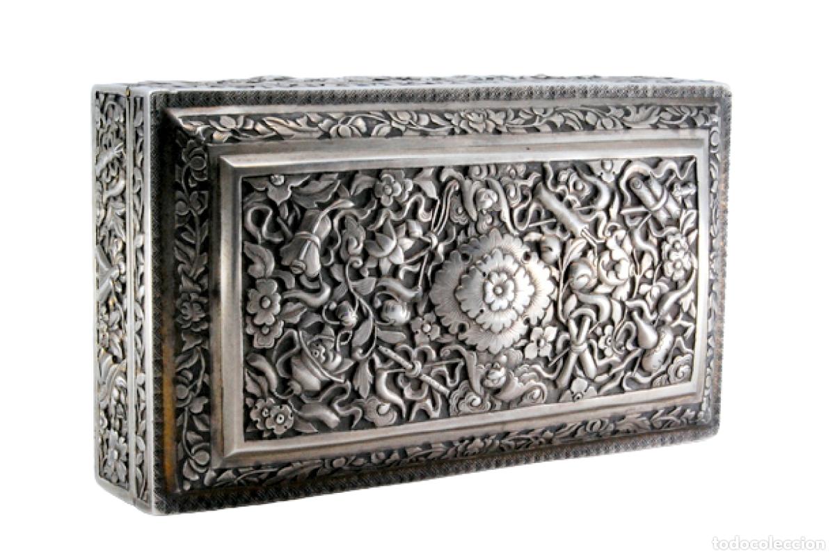 Antig&uuml;edades: Caja de joyer&iacute;a de plata - Foto 1