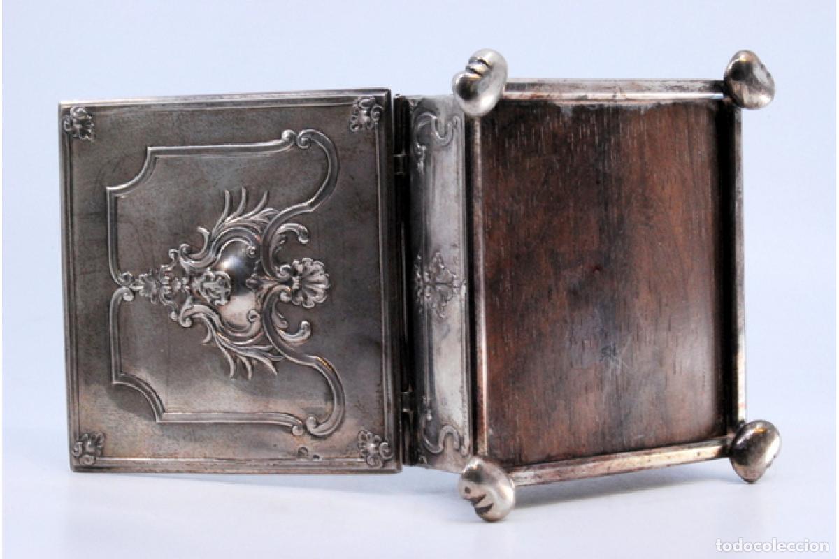 Antig&uuml;edades: Caja de sellos, en plata - Foto 3