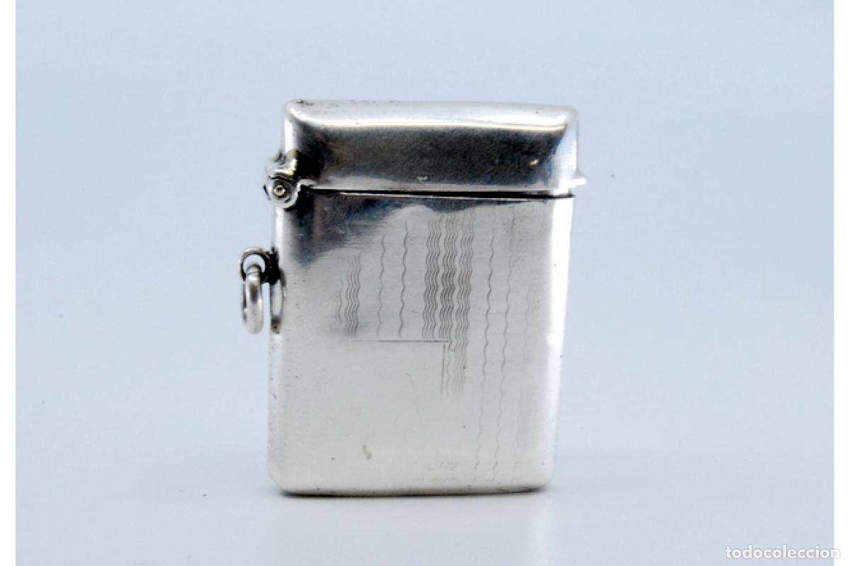 Antig&uuml;edades: Caja de cerillas de plata - Foto 6