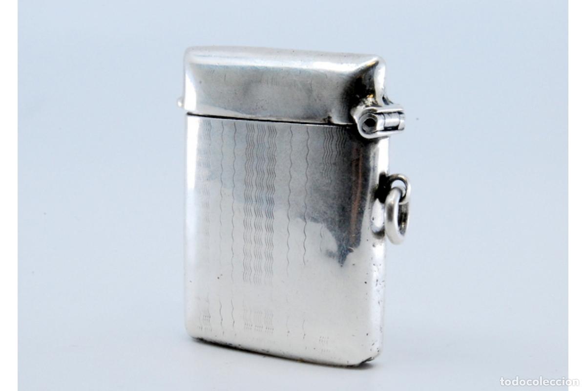 Antig&uuml;edades: Caja de cerillas de plata - Foto 7