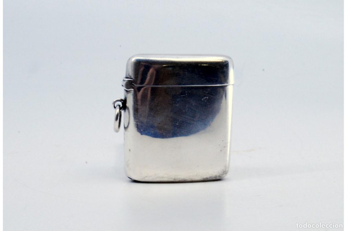 Antig&uuml;edades: Caja de cerillas de plata - Foto 4
