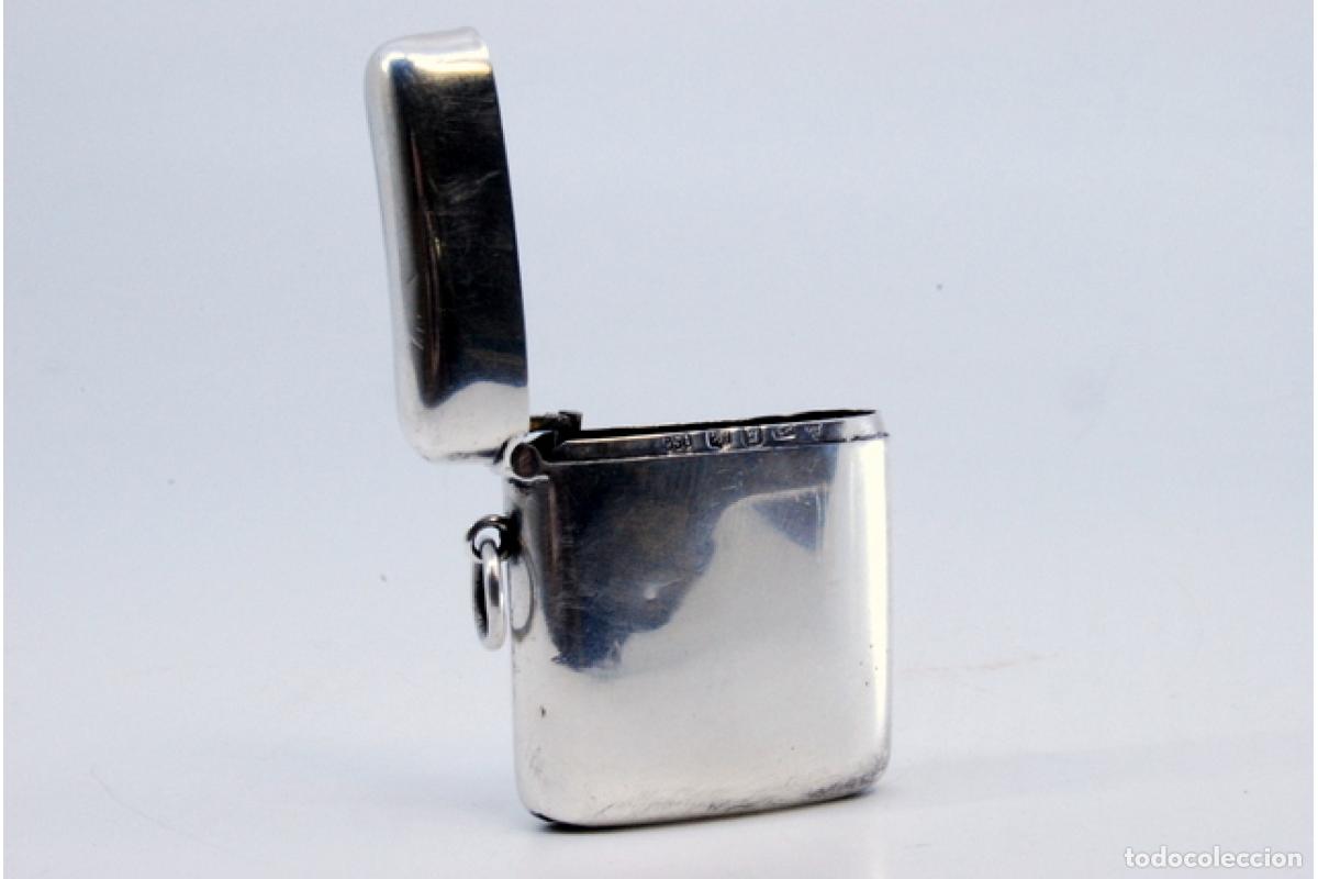 Antig&uuml;edades: Caja de cerillas de plata - Foto 6