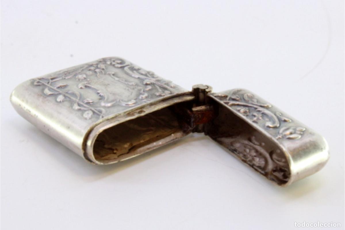 Antig&uuml;edades: Caja de cerillas de plata - Foto 6