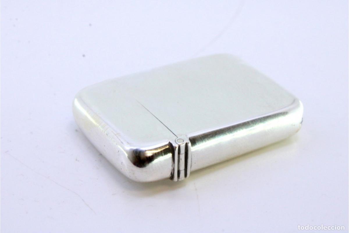 Antig&uuml;edades: Caja de cerillas de plata - Foto 2