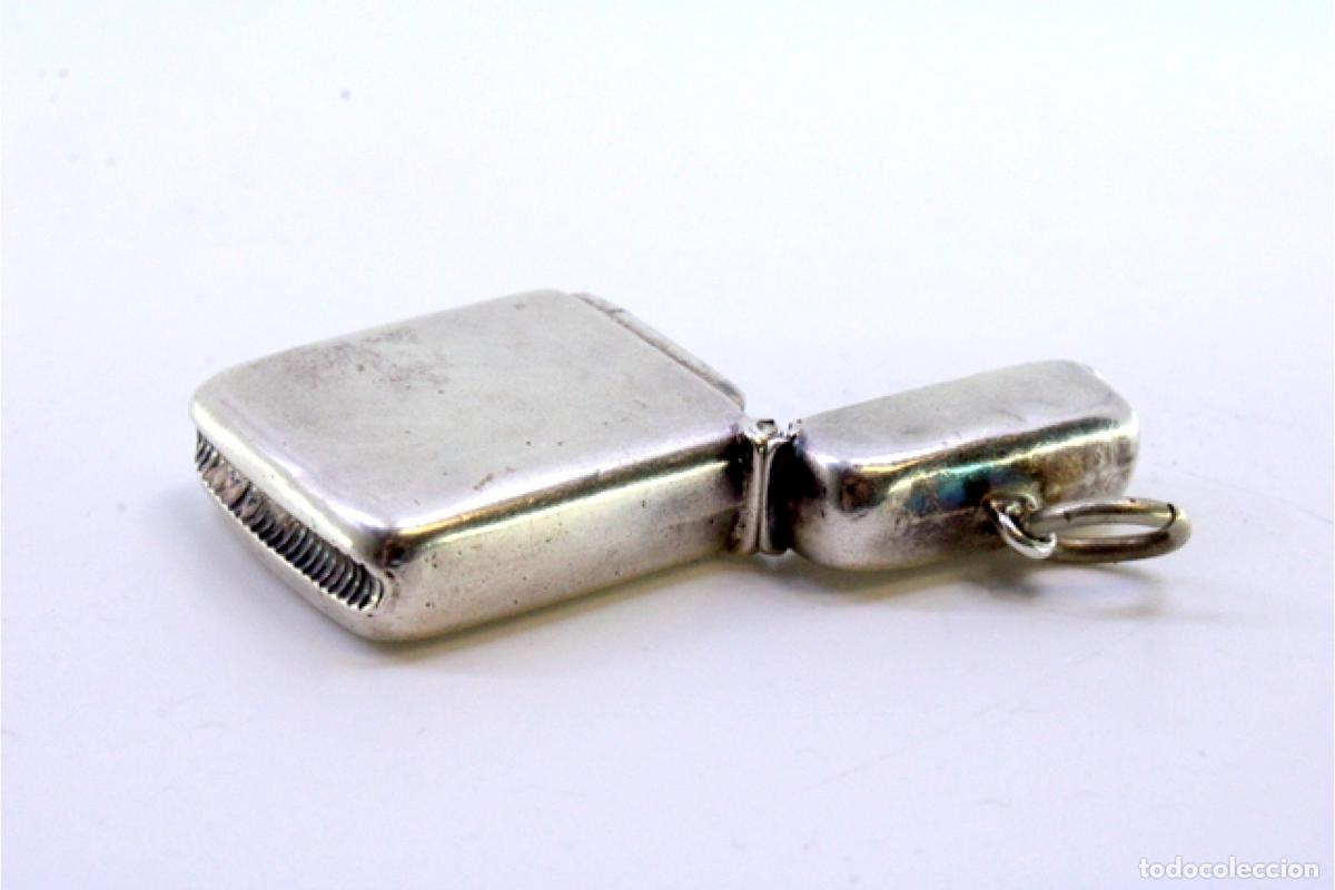 Antig&uuml;edades: Caja de cerillas de plata - Foto 2