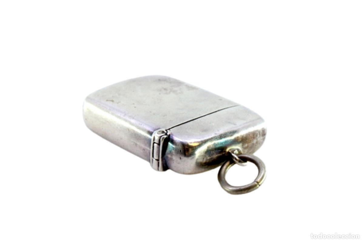 Antig&uuml;edades: Caja de cerillas de plata - Foto 1