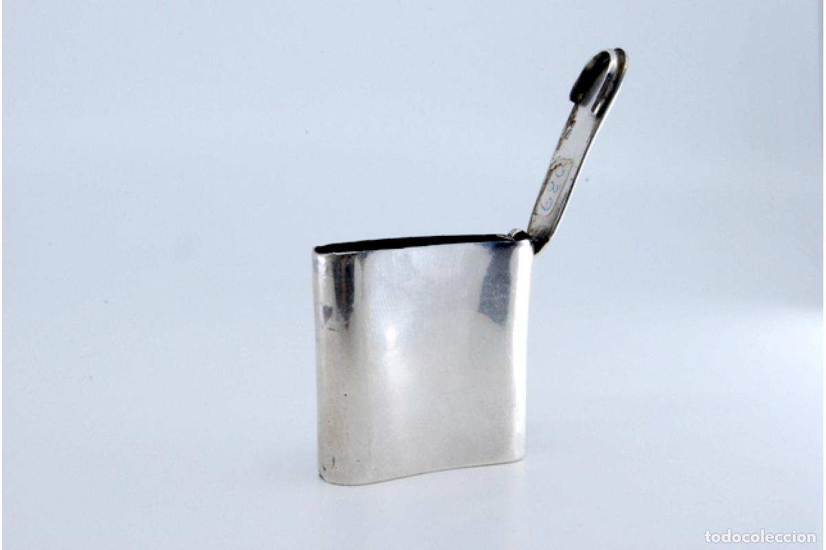 Antig&uuml;edades: Caja de cerillas de plata - Foto 3