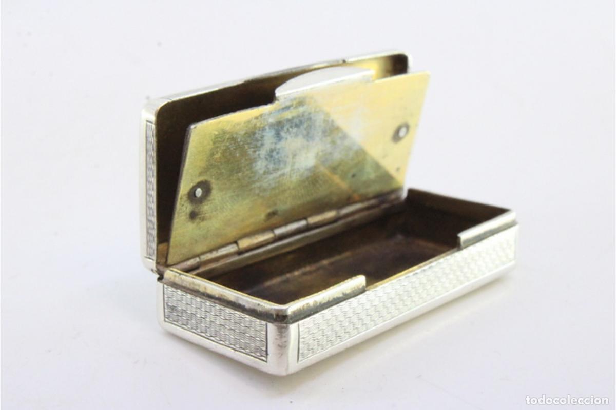 Antig&uuml;edades: Caja de cerillas de plata - Foto 6