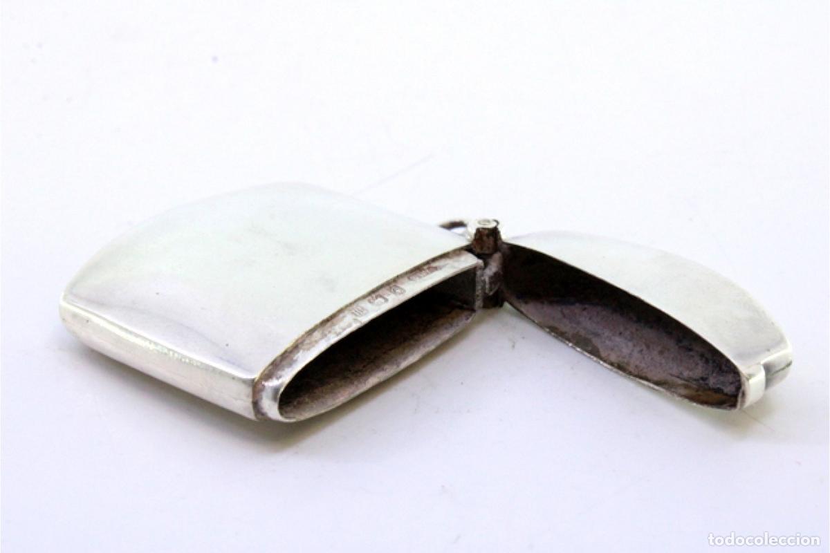 Antig&uuml;edades: Caja de cerillas de plata - Foto 2