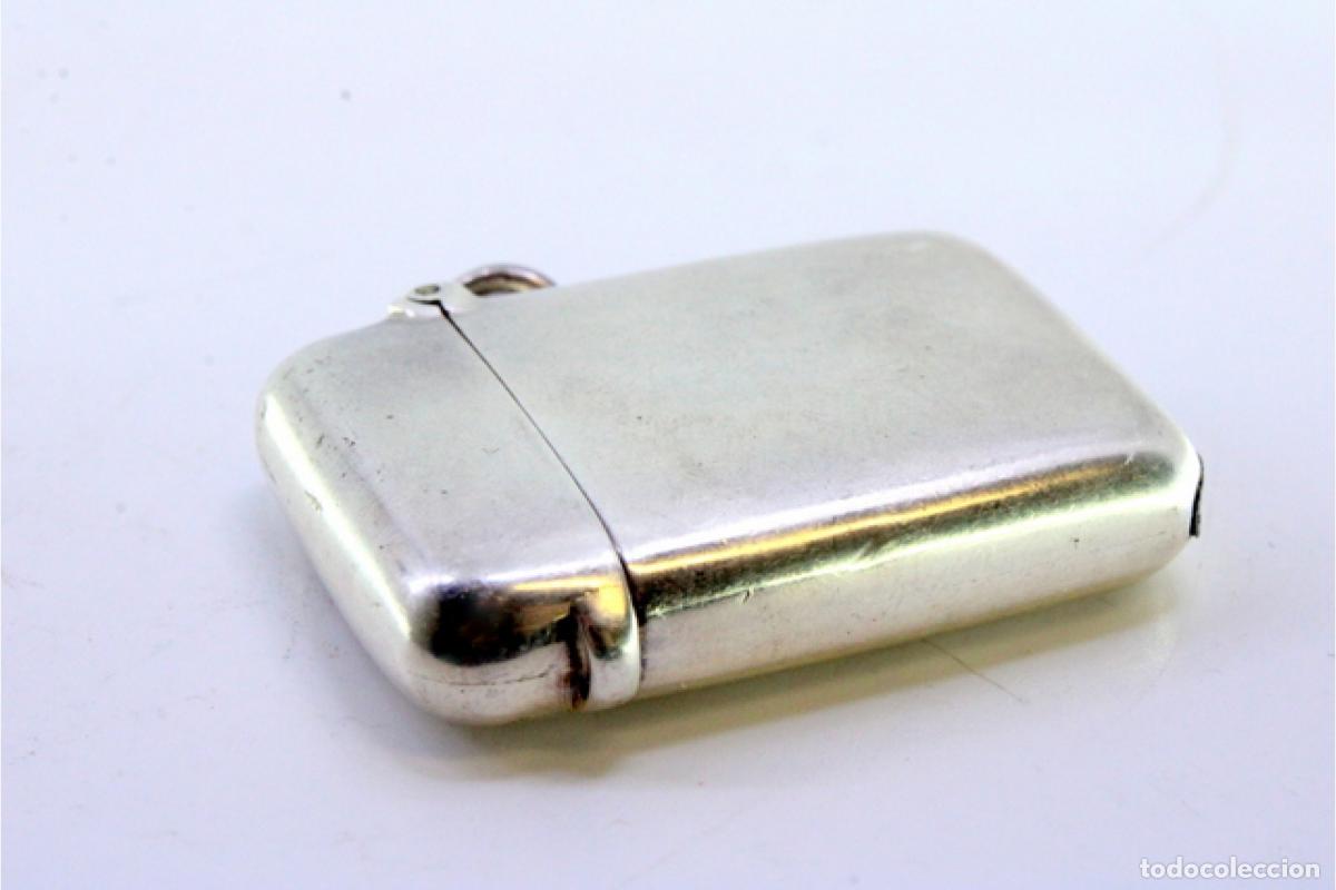Antig&uuml;edades: Caja de cerillas de plata - Foto 3