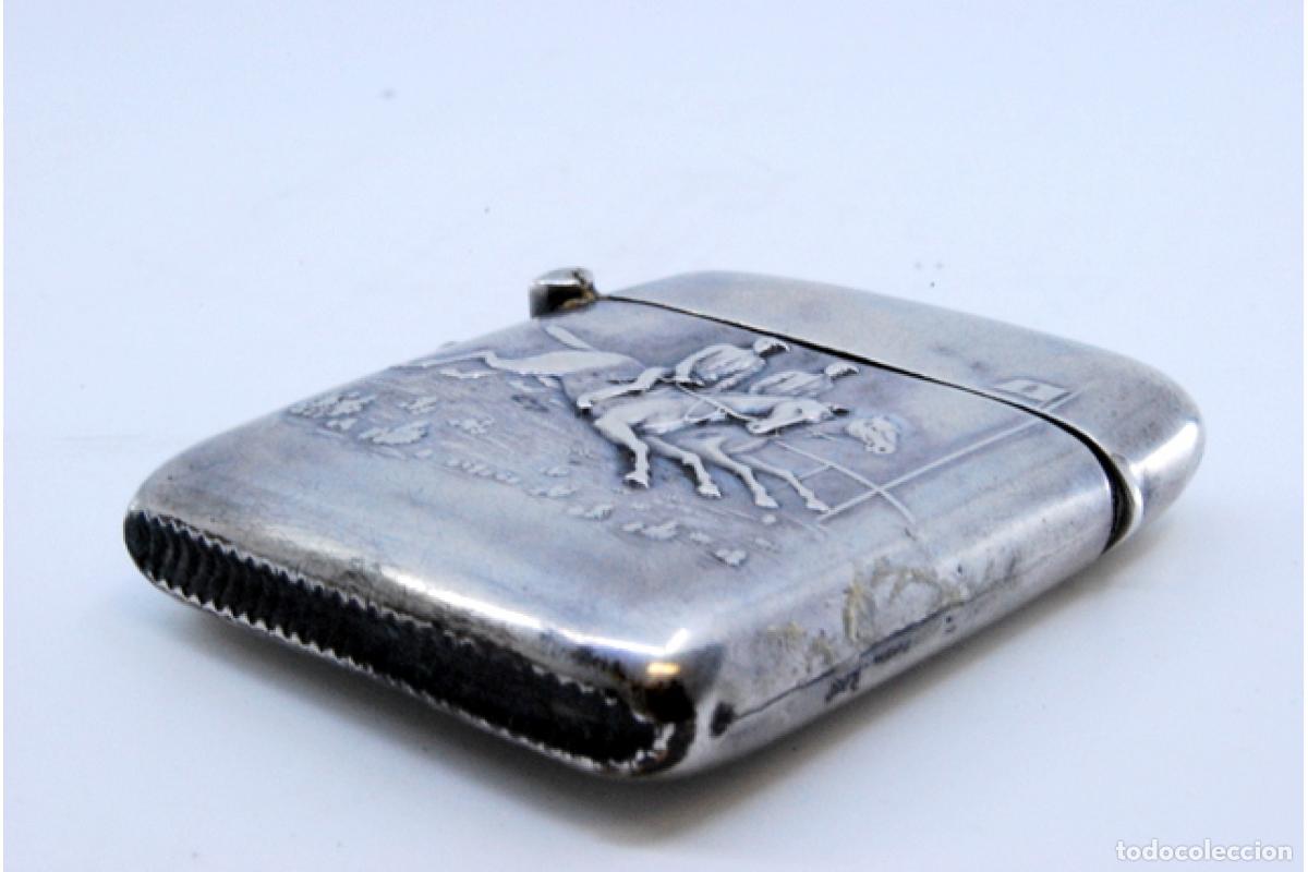 Antig&uuml;edades: Caja de cerillas de plata - Foto 7