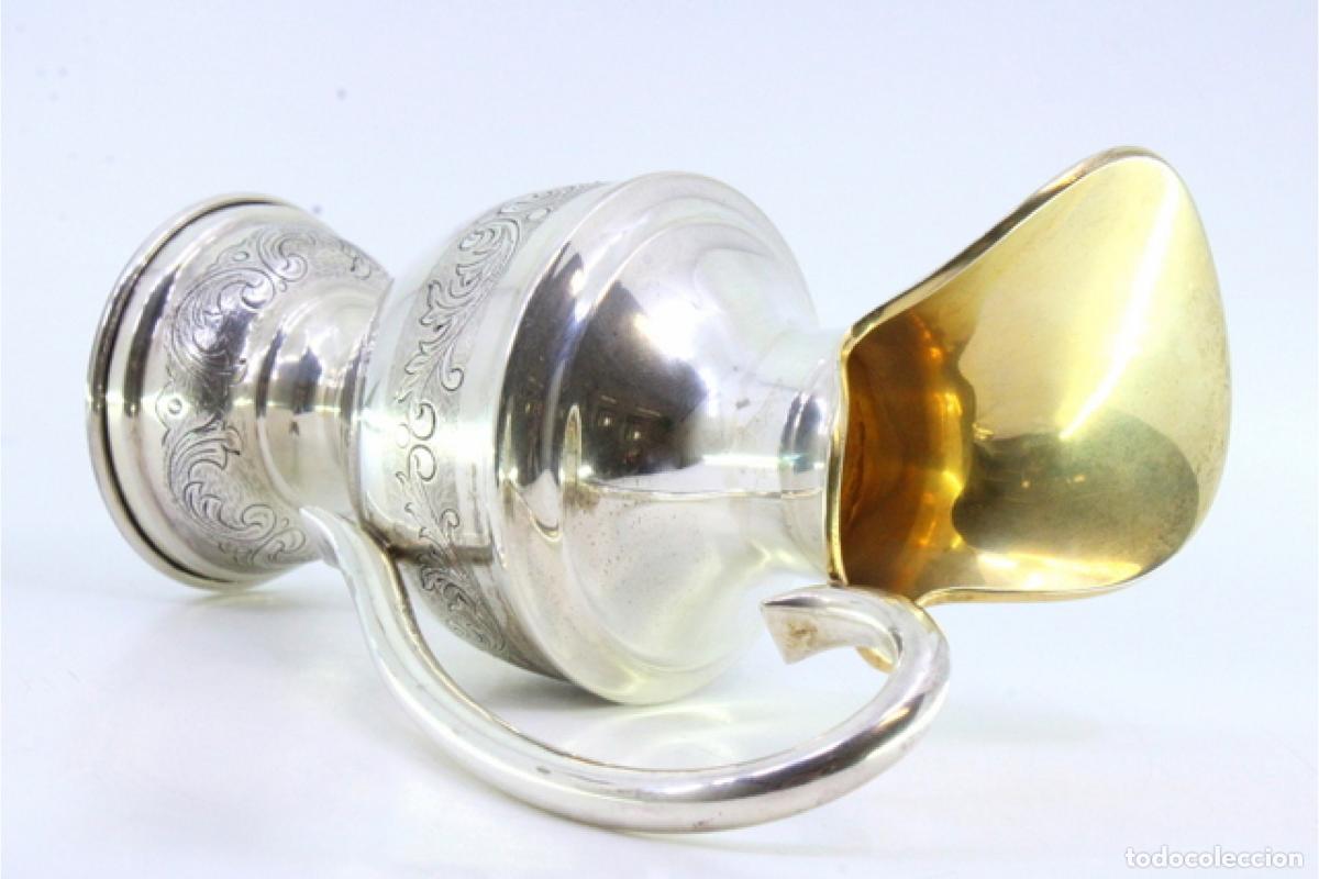 Antig&uuml;edades: Jarra de agua de plata - Foto 3