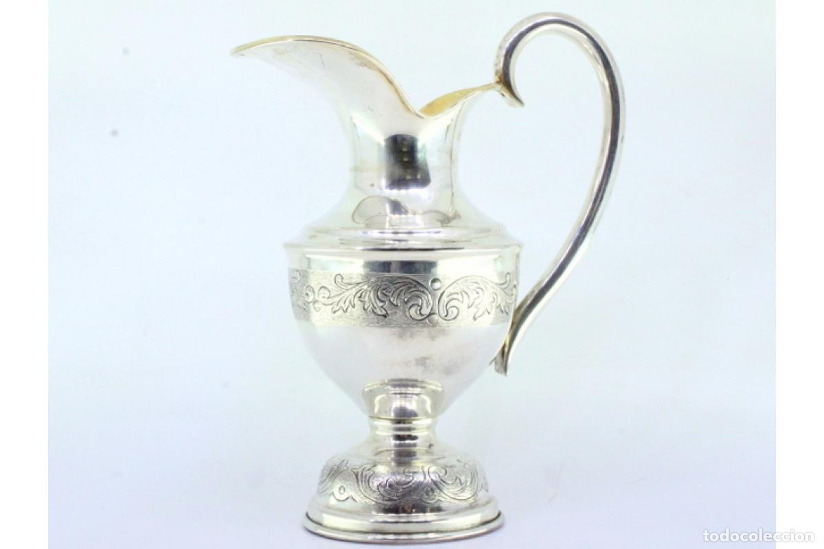 Antig&uuml;edades: Jarra de agua de plata - Foto 6