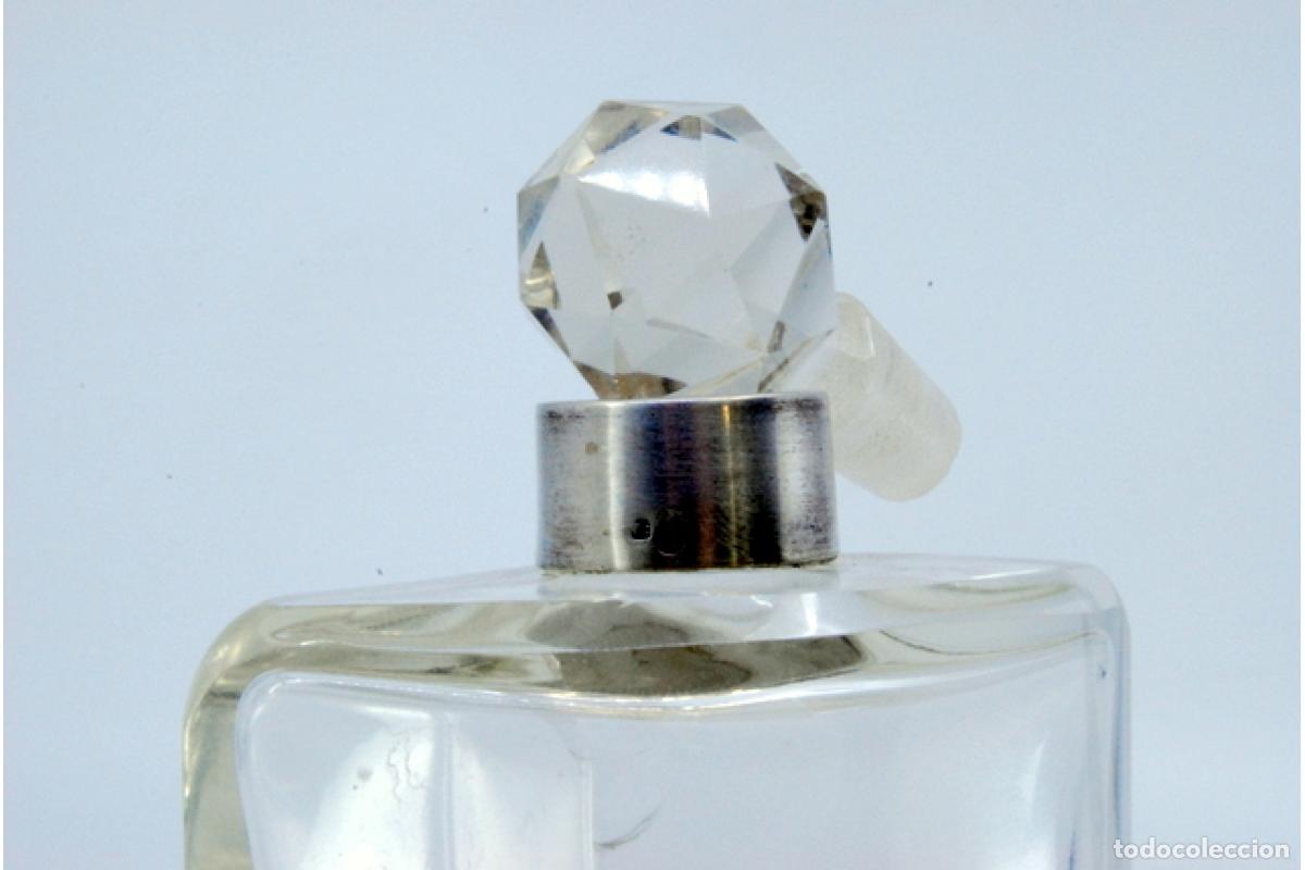 Antig&uuml;edades: Botella de cristal y plata - Foto 2