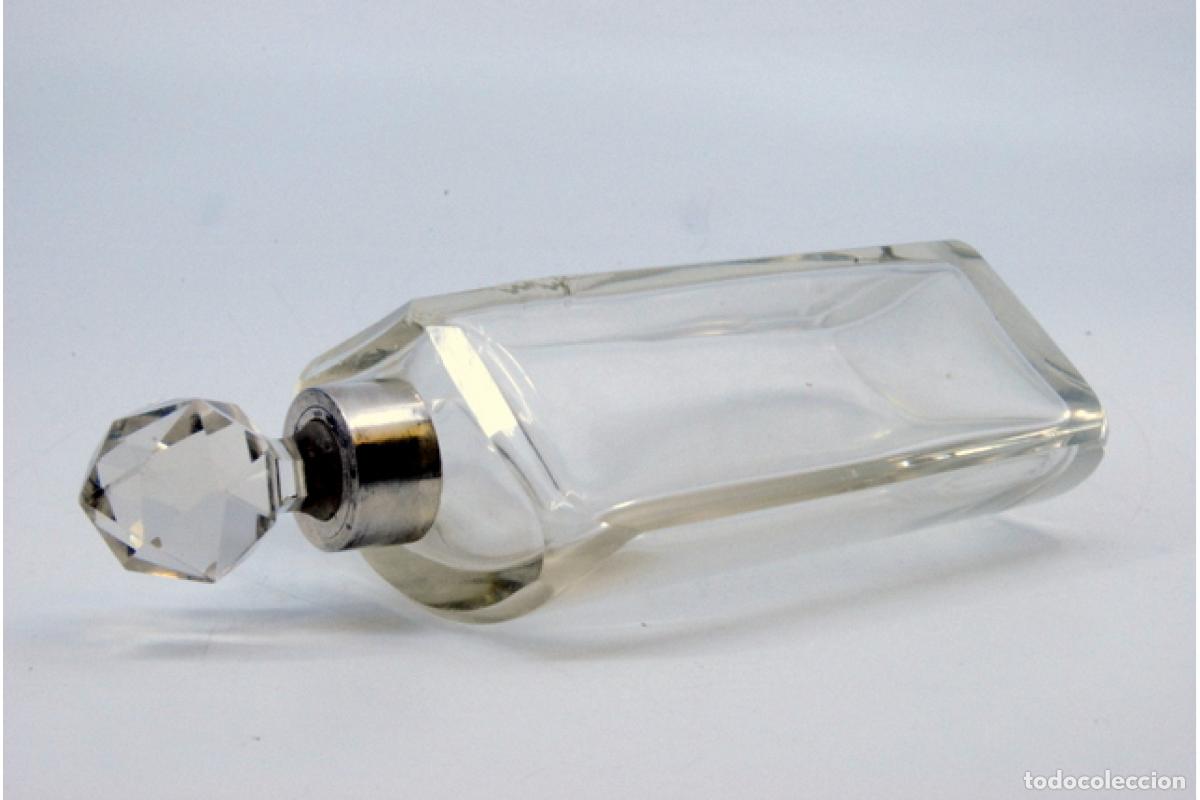 Antig&uuml;edades: Botella de cristal y plata - Foto 5
