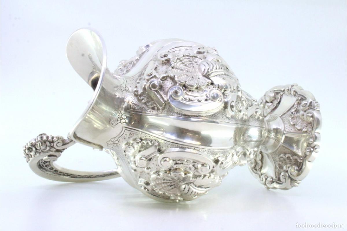 Antig&uuml;edades: Jarra de agua de plata - Foto 5