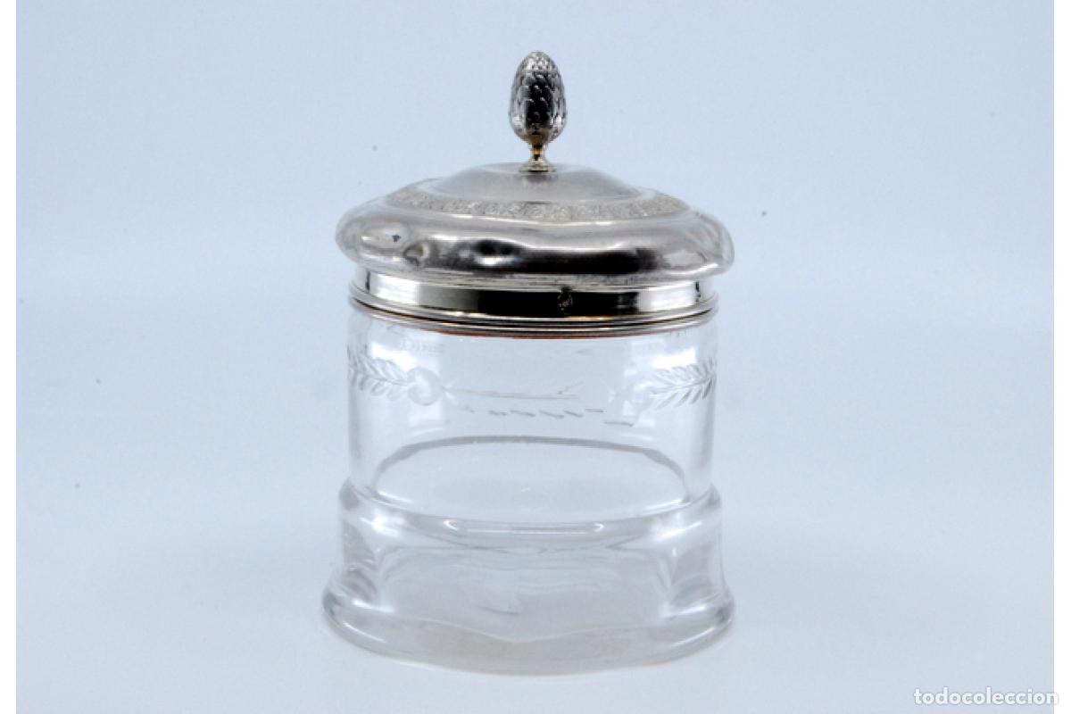 Antig&uuml;edades: Botella de cristal y plata - Foto 10