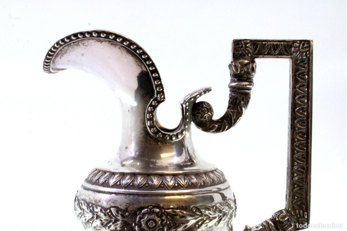 Antig&uuml;edades: Jarra de agua de plata - Foto 8
