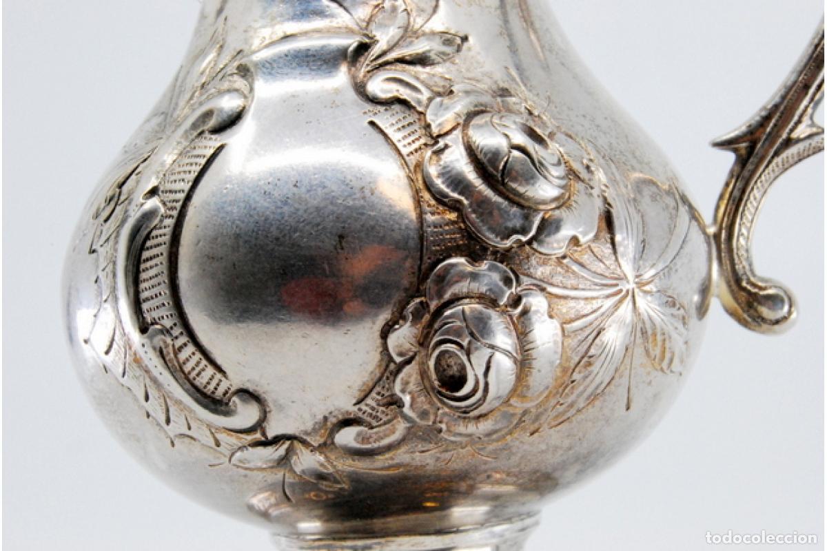 Antig&uuml;edades: Jarra de vino de plata - Foto 10