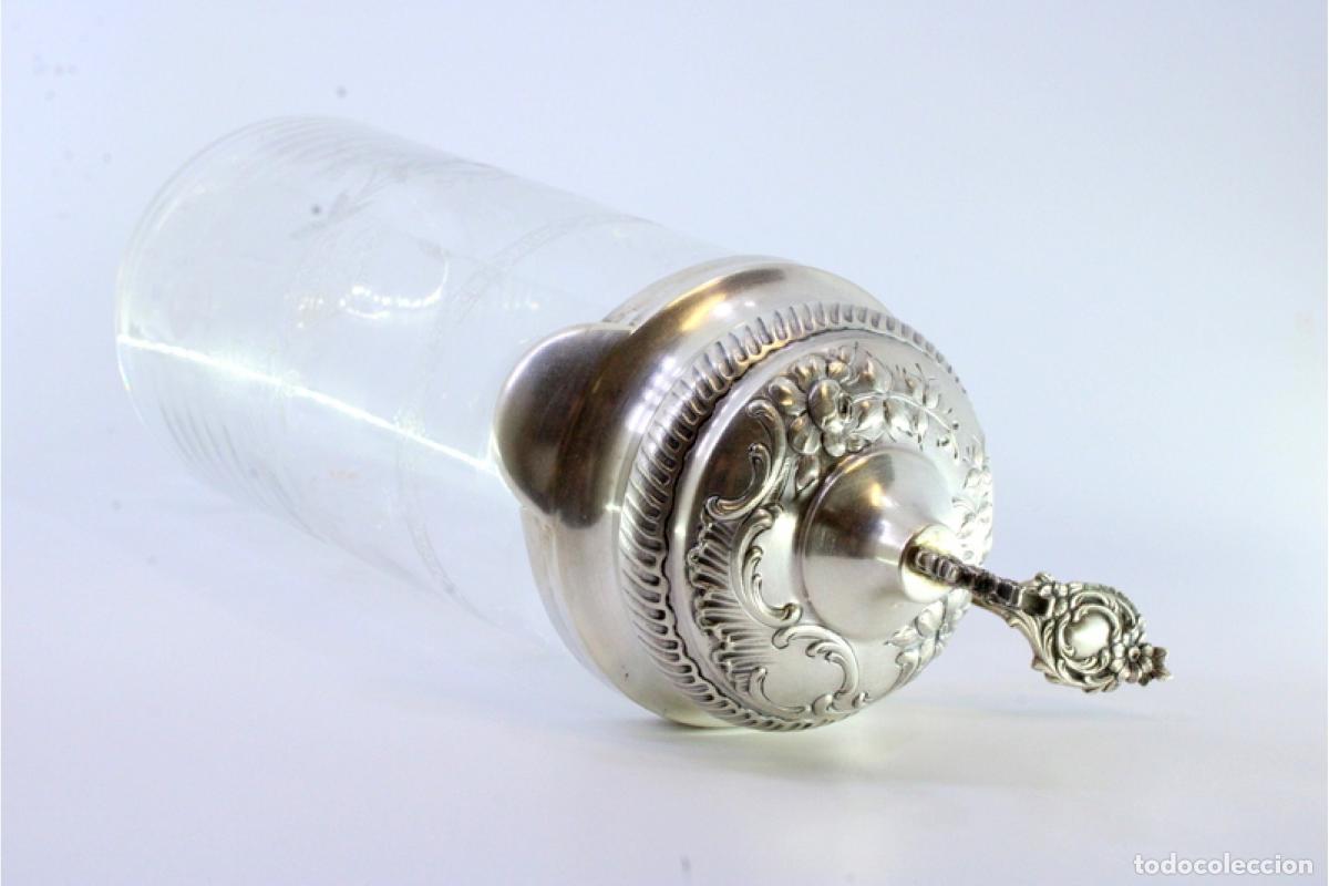 Antig&uuml;edades: Jarra de vino de plata - Foto 4