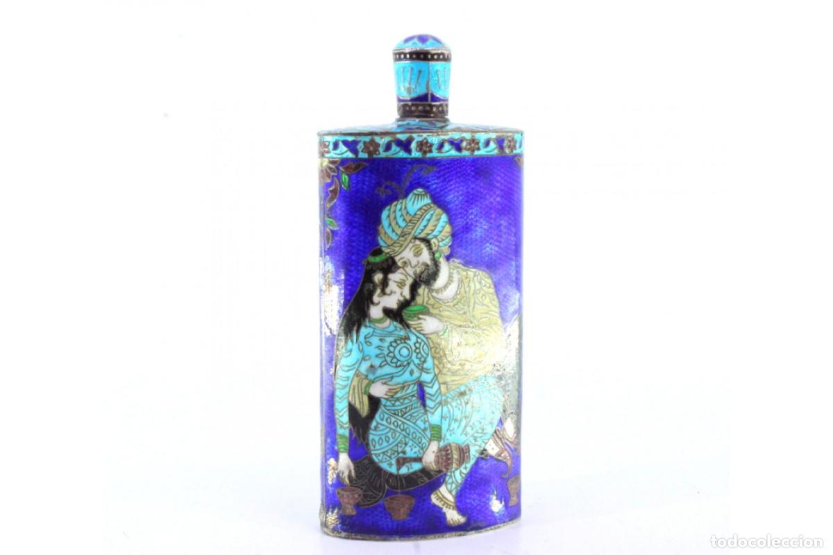 Antig&uuml;edades: Botella de plata para perfume. - Foto 7