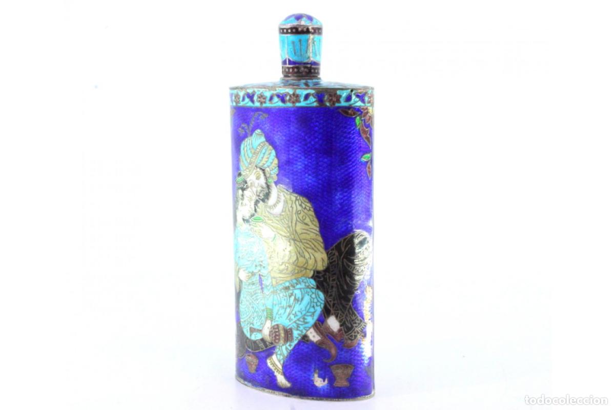Antig&uuml;edades: Botella de plata para perfume. - Foto 9