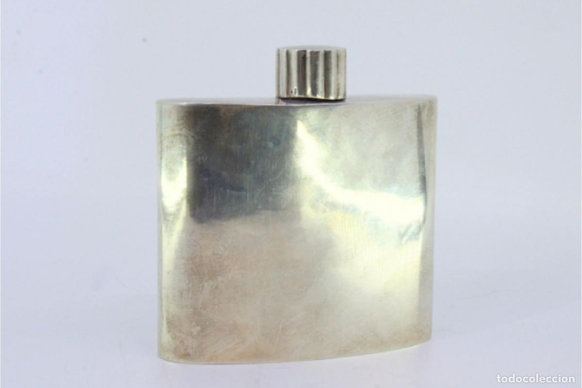 Antig&uuml;edades: Petaca de whisky, en plata - Foto 6