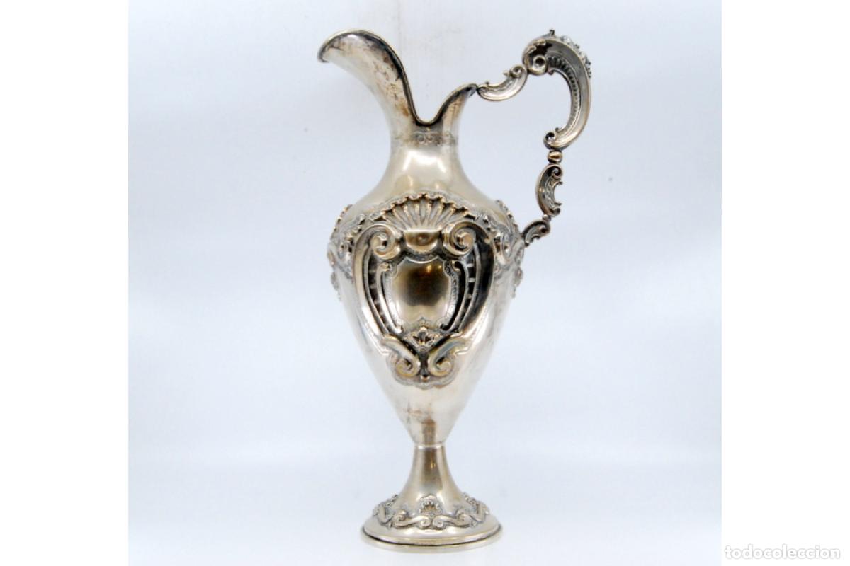 Antig&uuml;edades: Jarra de agua de plata - Foto 3