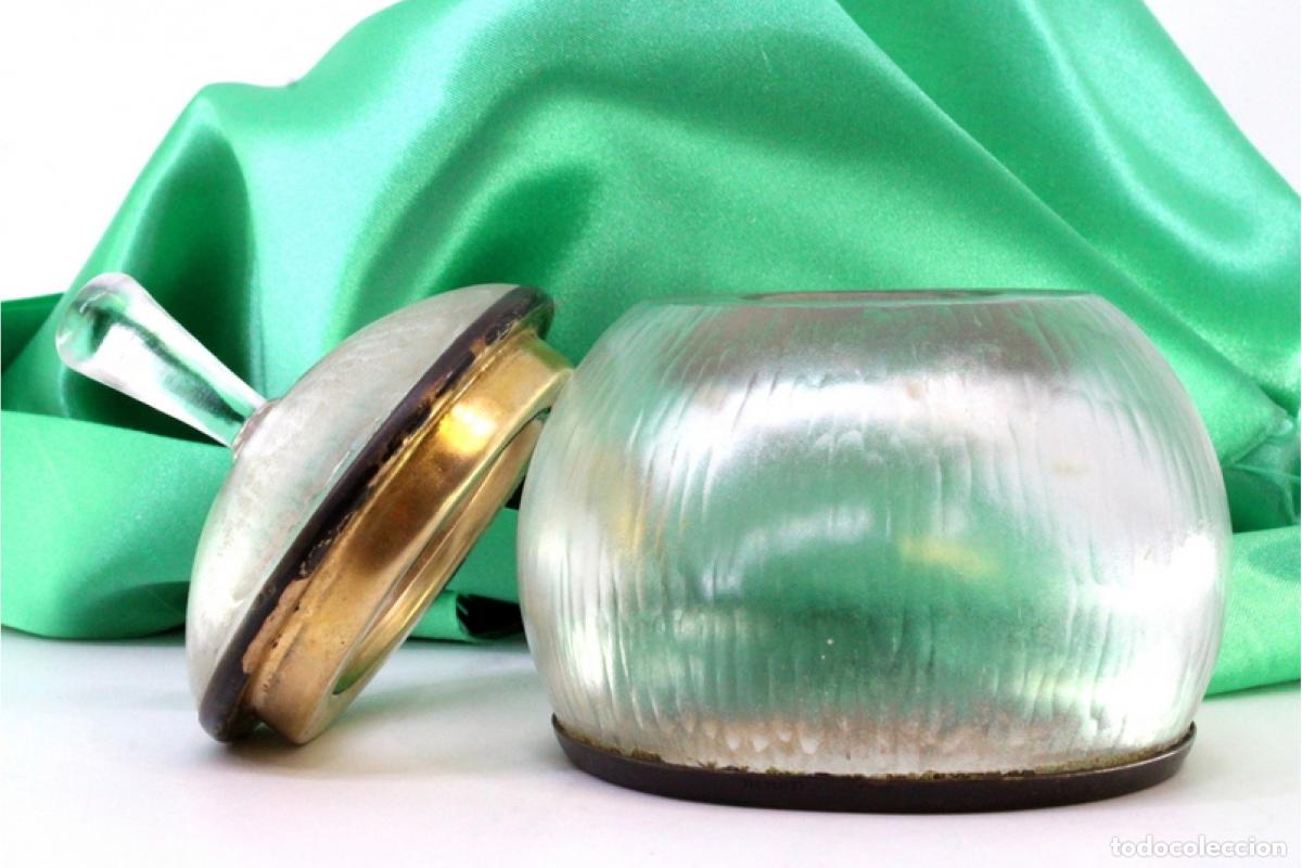 Antig&uuml;edades: Botella de cristal y plata - Foto 4