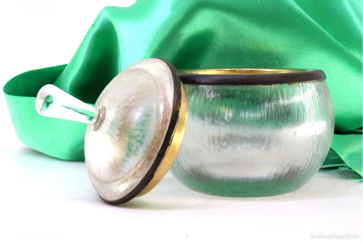 Antig&uuml;edades: Botella de cristal y plata - Foto 5