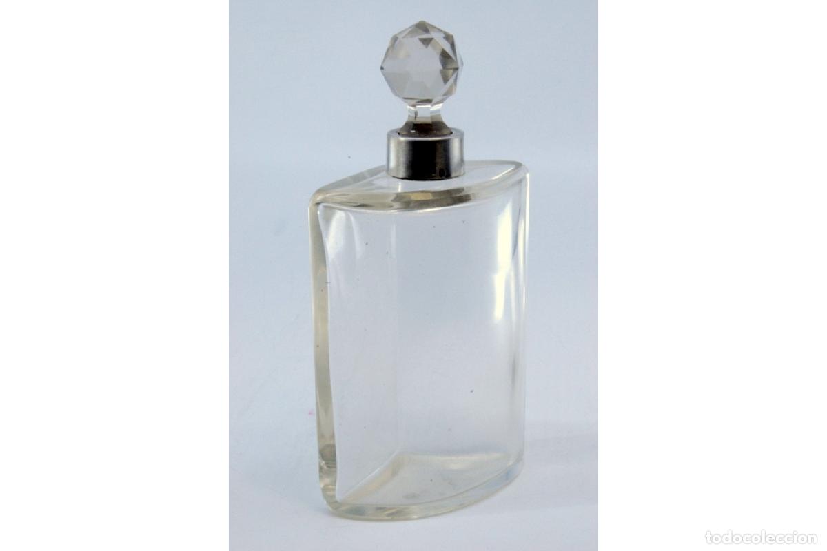Antig&uuml;edades: Botella de cristal y plata - Foto 3