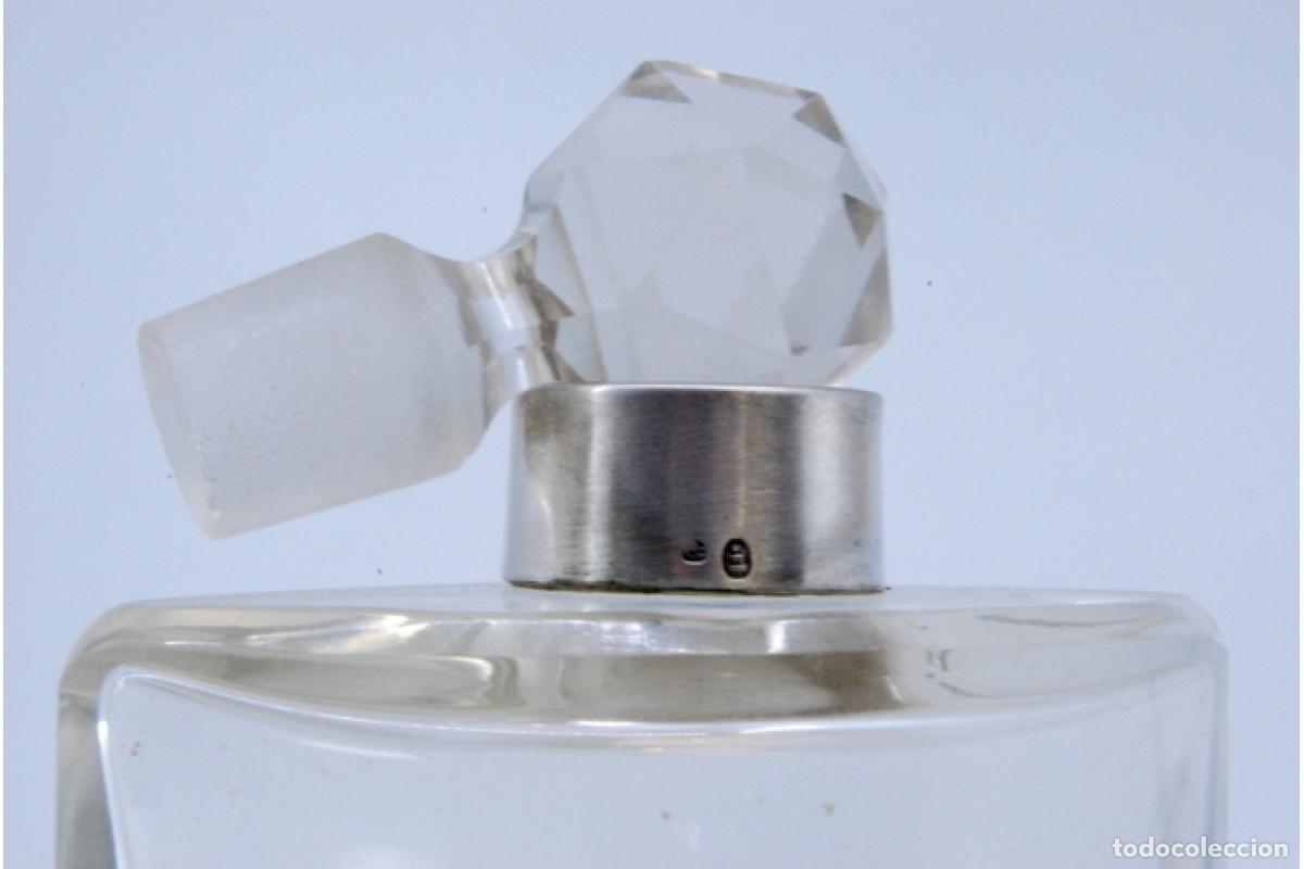 Antig&uuml;edades: Botella de cristal y plata - Foto 6