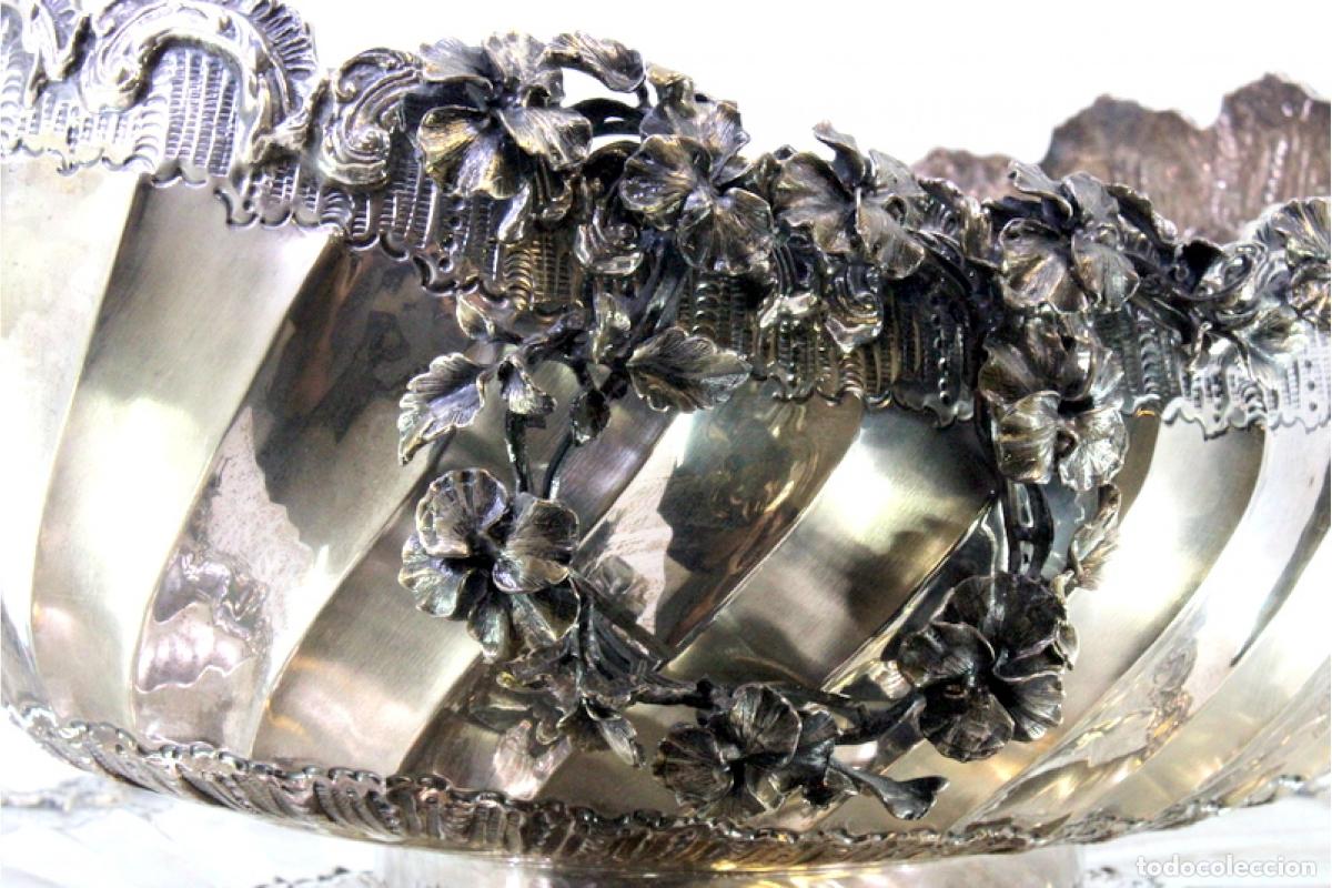 Antig&uuml;edades: Frutero de plata - Foto 2