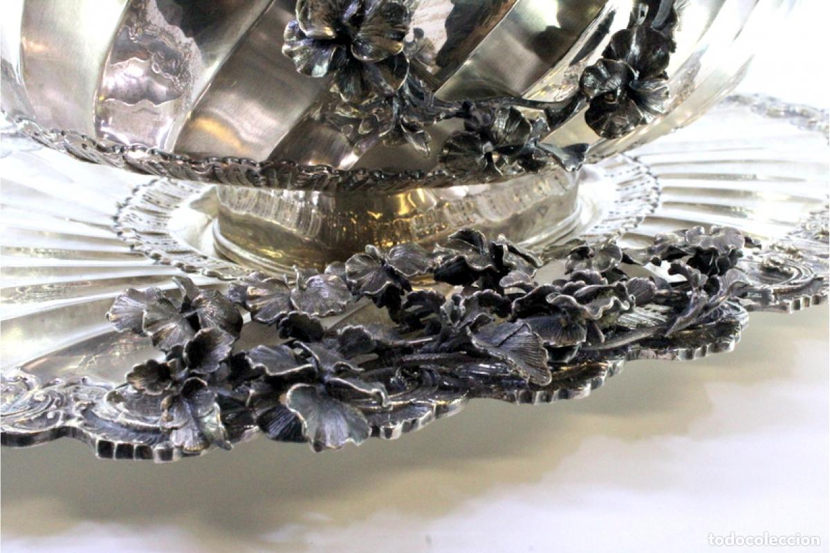 Antig&uuml;edades: Frutero de plata - Foto 10