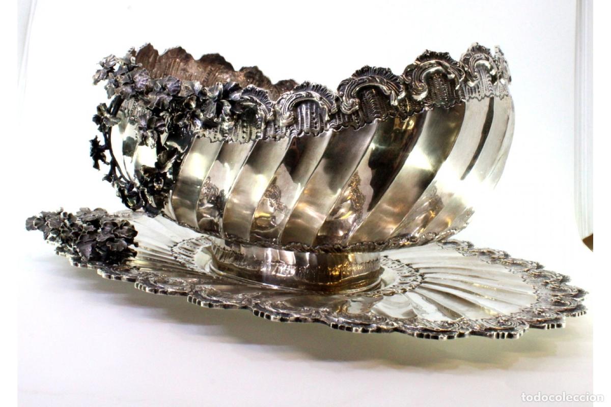 Antig&uuml;edades: Frutero de plata - Foto 11