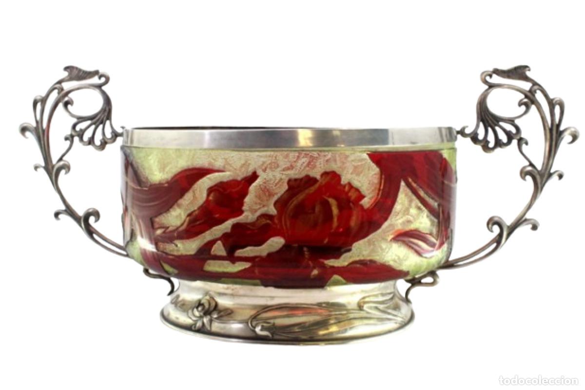 Antiquit&auml;ten: Frutero / Centro de mesa, en plata