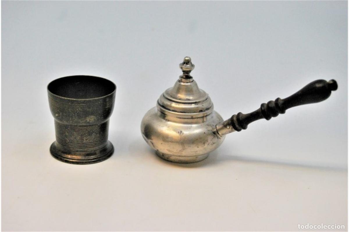 Antig&uuml;edades: L&aacute;mpara de plata - Foto 4